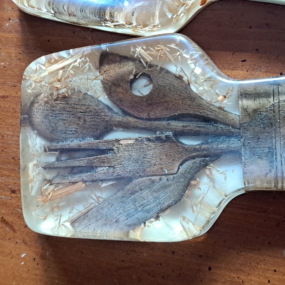 Vintage Lucite Spoon Rests - Picture 4 of 6